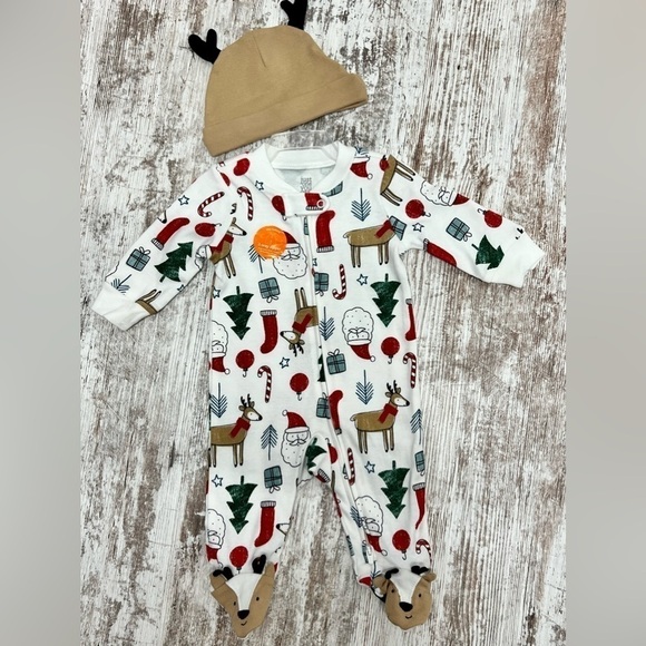 JUST One You Carter’s 2pc Christmas Outfit - Picture 1 of 7